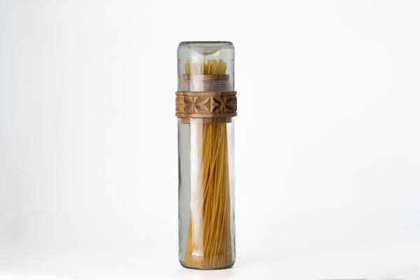 Jar with Carved Middle Top